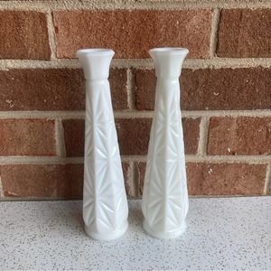 Milk Glass Vases